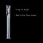 Long Plastic Sleeves 8x40 Inch 50 Pack Poster Poly Bags, 2 Mil Clear Flat Open Blueprint Storage Poster Tube for