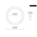 100 PK AS-017 Buna-N O-Ring, 70A 11/16" ID, 13/16" OD, 1/16" Width, Black