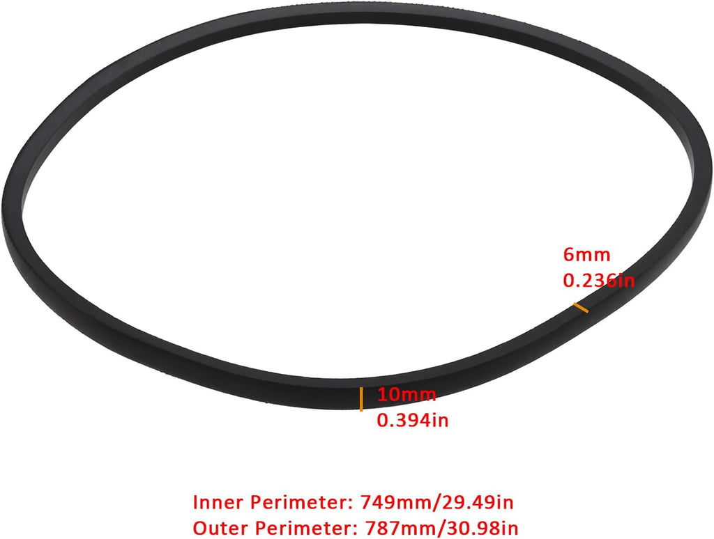 Lawn Mower Drive Belt RL534TR Compatible with HONDA GCV160 Engine