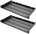 1U Universal Cantilever Vented Rack Shelf 10 inch Deep 2 PCS