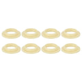 uxcell 8Pcs Flanged Sleeve Bearings,ID12mmxOD14mmxL4mm POM Bushing,Yellow