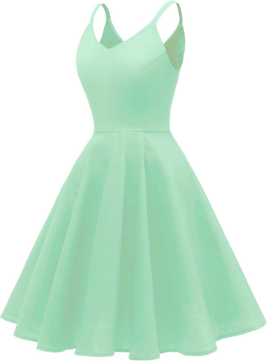 Women's Vintage Spaghetti Strap Cocktail Dresses