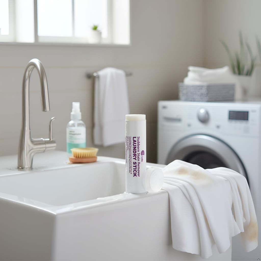 Laundry Stain Remover Stick – Pre-Wash Spot Cleaner for Clothes, Cotton, Wool & Synthetics – Removes Coffee, Wine