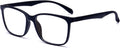 Blue Light Blocking Glasses, Anti Eyestrain Lens Lightweight Frame Eyeglasses, Black, Men/Women