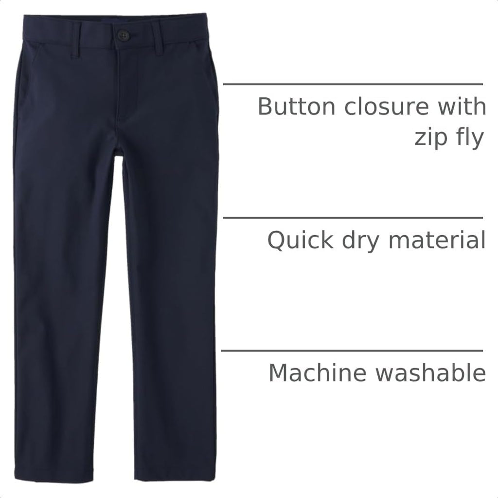 Boys' Quick Dry Straight Chino Pants