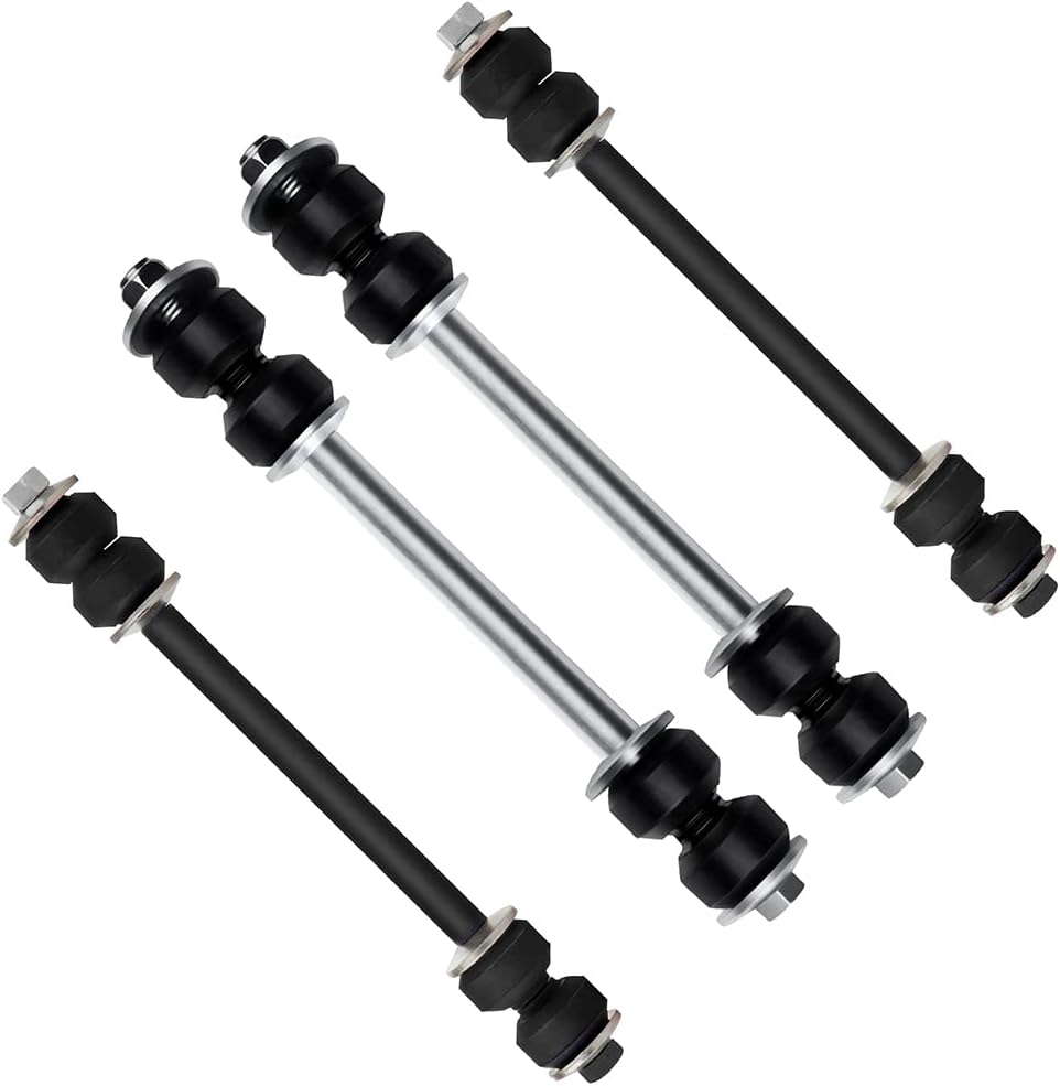 SCITOO 4pcs Suspension Kit Front Sway Bar Link Rear Sway Bar Link Fit 2006-2010 For Ford Explorer For Mercury Mountaineer 2007-2010 For Ford Explorer Sport Trac