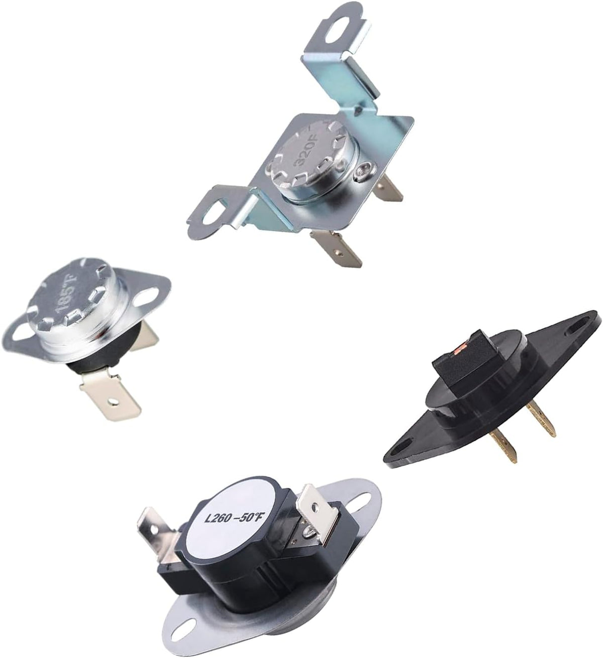 Upgraded Dryer Thermal Fuse Thermostat Thermistor Kit Replacement for Samsung DV520AGP/XAA DV5451AEW/XAA DV5451AGW/XAA DV5471AEP/XAA DV5471AEW/XAA DV56H9000EP/A2 DV56H9000EW/A2 DV56H9000GP/A2