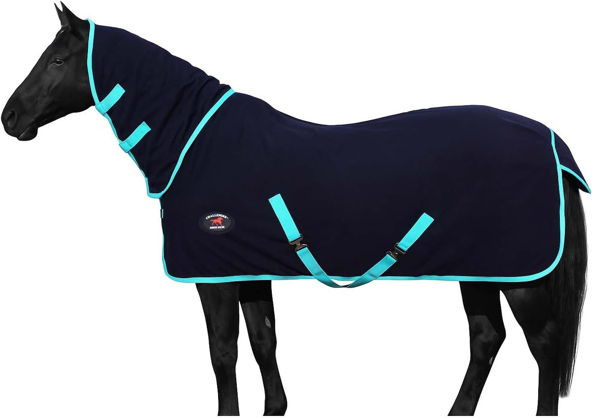 Horse Sheet Polar Fleece Cooler Exercise Blanket Wicks Moisture 4384