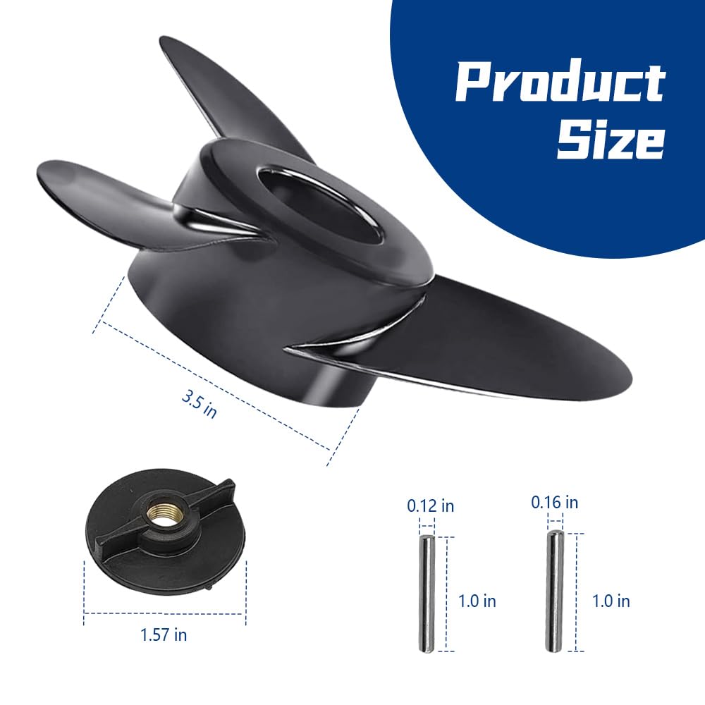 MATERIG 3 Blade Trolling Motor Propeller Fit MotorGuide R3 Xi3 Xi5 MGA089B