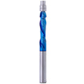 1/4" Shank Spiral Flush Trim Router Bit, 1/4" Dia.1-1/8" Cut Length & 3" OAL, Up&Down Compression Cut Solid Carbide