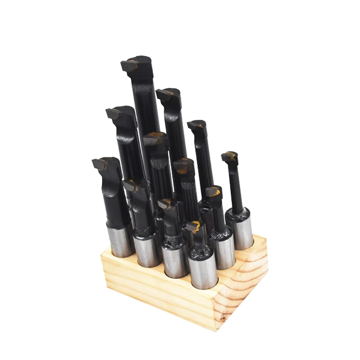 waltyotur Boring Bar Set 3/4 Inch Boring Bars 12-Pack for Milling Machines