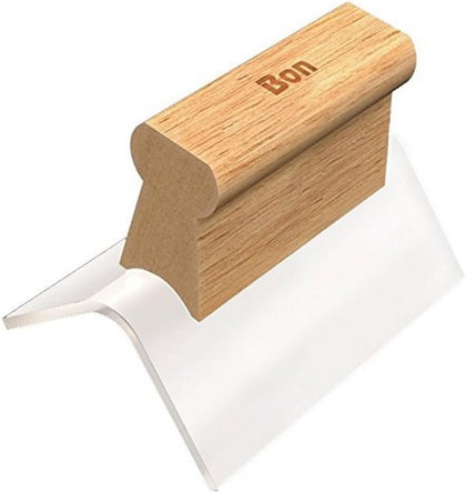 Outside Corner Tool Plexiglass 1/4 Inch Blade with Wood Handle for Burn-Free and Rust-Proof Finishing on Stucco