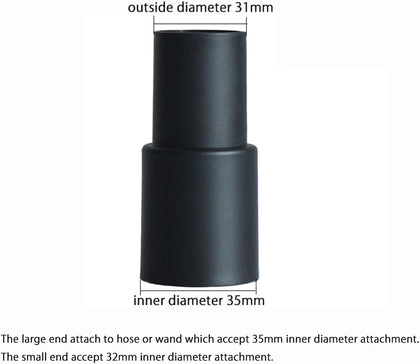 Flexible Soft Vacuum Accessories and Attachments Dusting Brush 35mm-32mm Adapter Perfect for Cleaning Furniture &