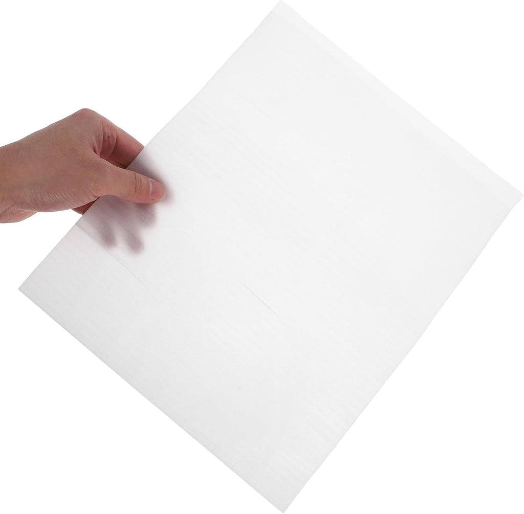 Foam Pouches Wrap Sleeves 100pcs for Packing Dishes, Epe Cushion