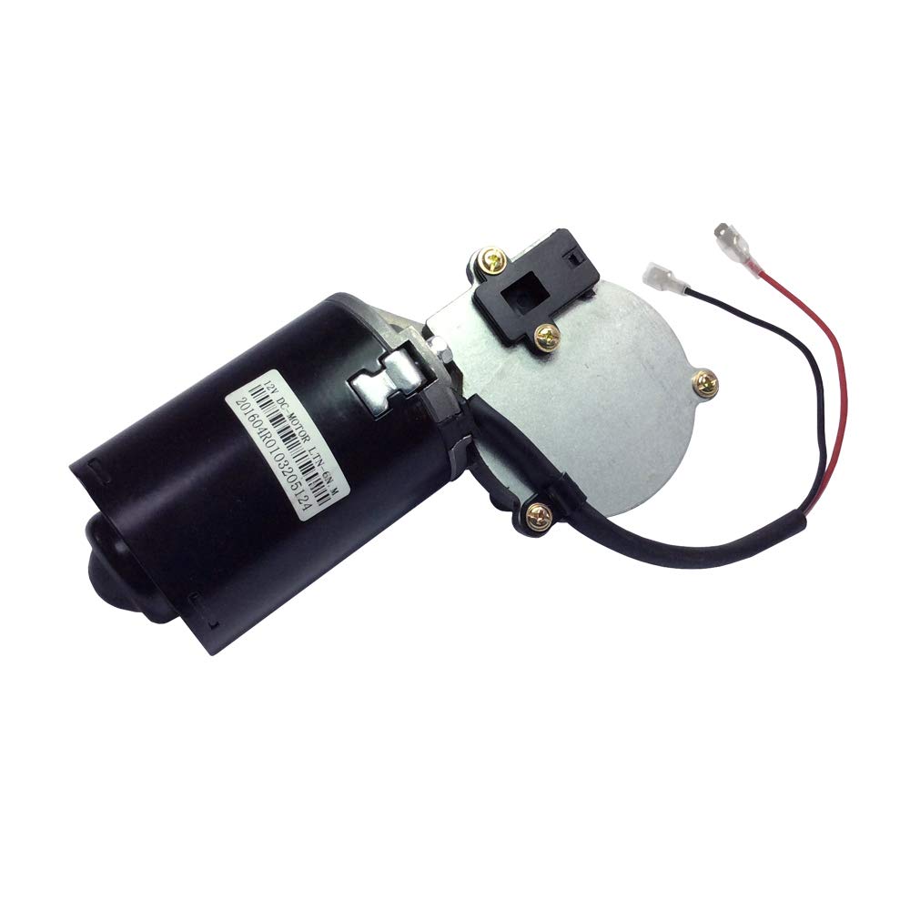 High Torque PMDC Right Angle Gear Motor 12V Reversible 50 RPM (Right Gear-Box) with Threaded Shaft