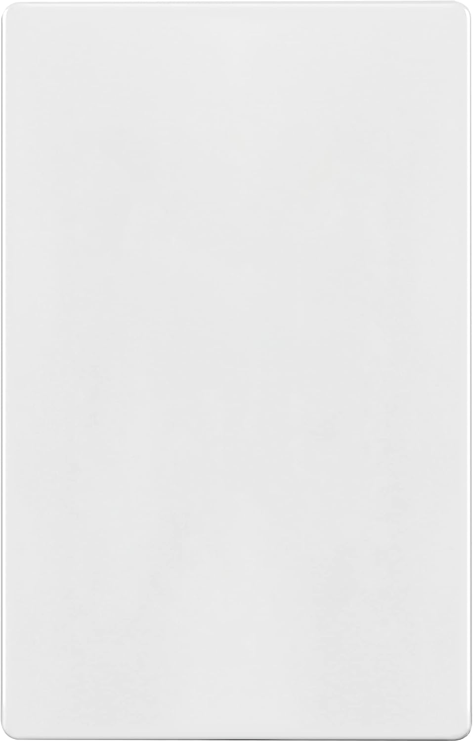 Screwless Blank Wall Plate, 1-Gang Outlet Covers, 1 Pack, White | Child safety, modern & clean finish, standard size