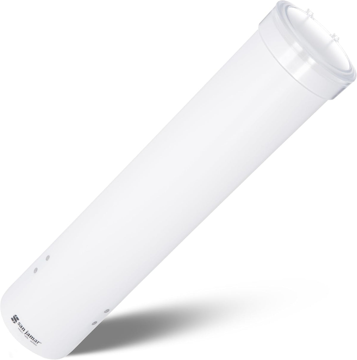 16-Inch Pull-Type Cup Dispenser for 4-10 oz Flat/Cone Cups, White