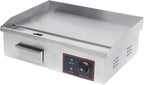3000W Commercial Electric Teppanyaki Grill Countertop Flat Top Griddle