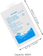 Reusable Ice Packs 50pcs 400ml PE for Food Cold Shipping Xmas