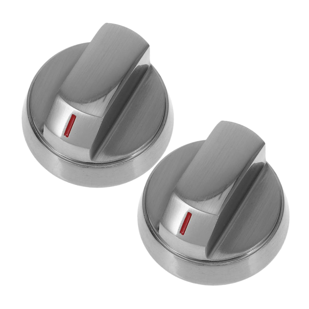 2pcs Zinc Alloy Gas Stove Knobs 8mm Shaft Replacement
