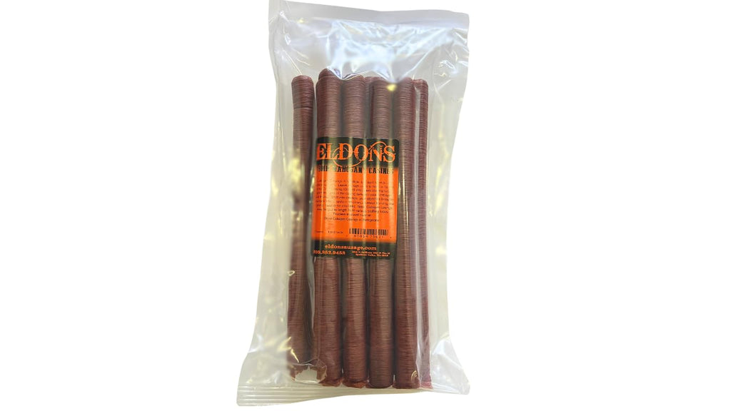 19mm Edible Mahogany Collagen Snack Stick Casings – 10 Pack (630 ft) Total