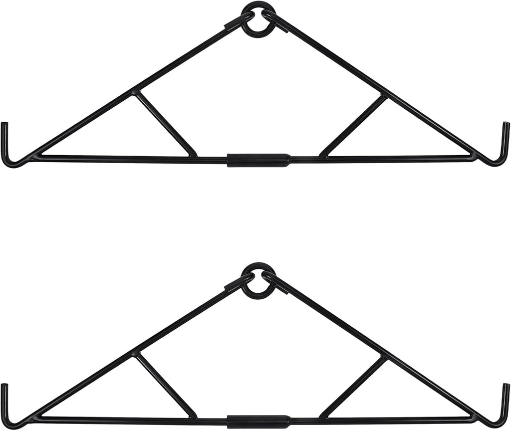 2 Pcs 700 Lbs Hunters Specialties Gambrel Deer Hanger Gambrel and Pulley Hoist Elk Deer Skinning Rack for Men Wild