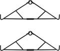 2 Pcs 700 Lbs Hunters Specialties Gambrel Deer Hanger Gambrel and Pulley Hoist Elk Deer Skinning Rack for Men Wild
