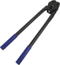 16-19mm Strapping Crimper Pliers Manual Banding Tool for Heavy Duty (Blue)