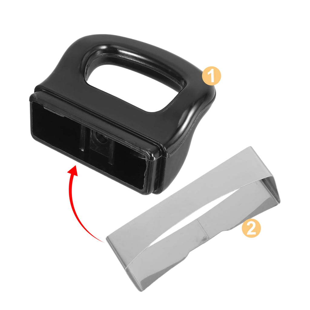 2pcs Pot Side Handles Replacement for Kitchen Cookware, Black