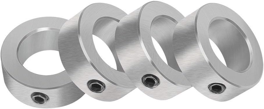 1/2" Bore Solid Steel Style Zinc Plated Set Screw Shaft Collars