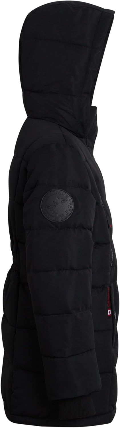 Girls Winter Coat - Stadium Length Wind & Water Resistant Quilted Puffer Parka Kids Insulated Outerwear