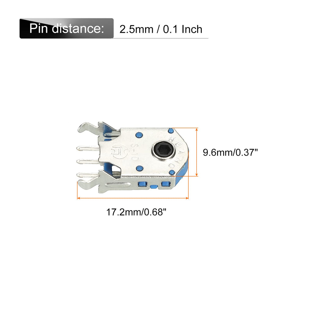 MECCANIXITY Mouse Wheel Encoder 10mm 300W Time Accurate Decoder Rotary Mouse Scroll Wheel Encoder 5 Pcs