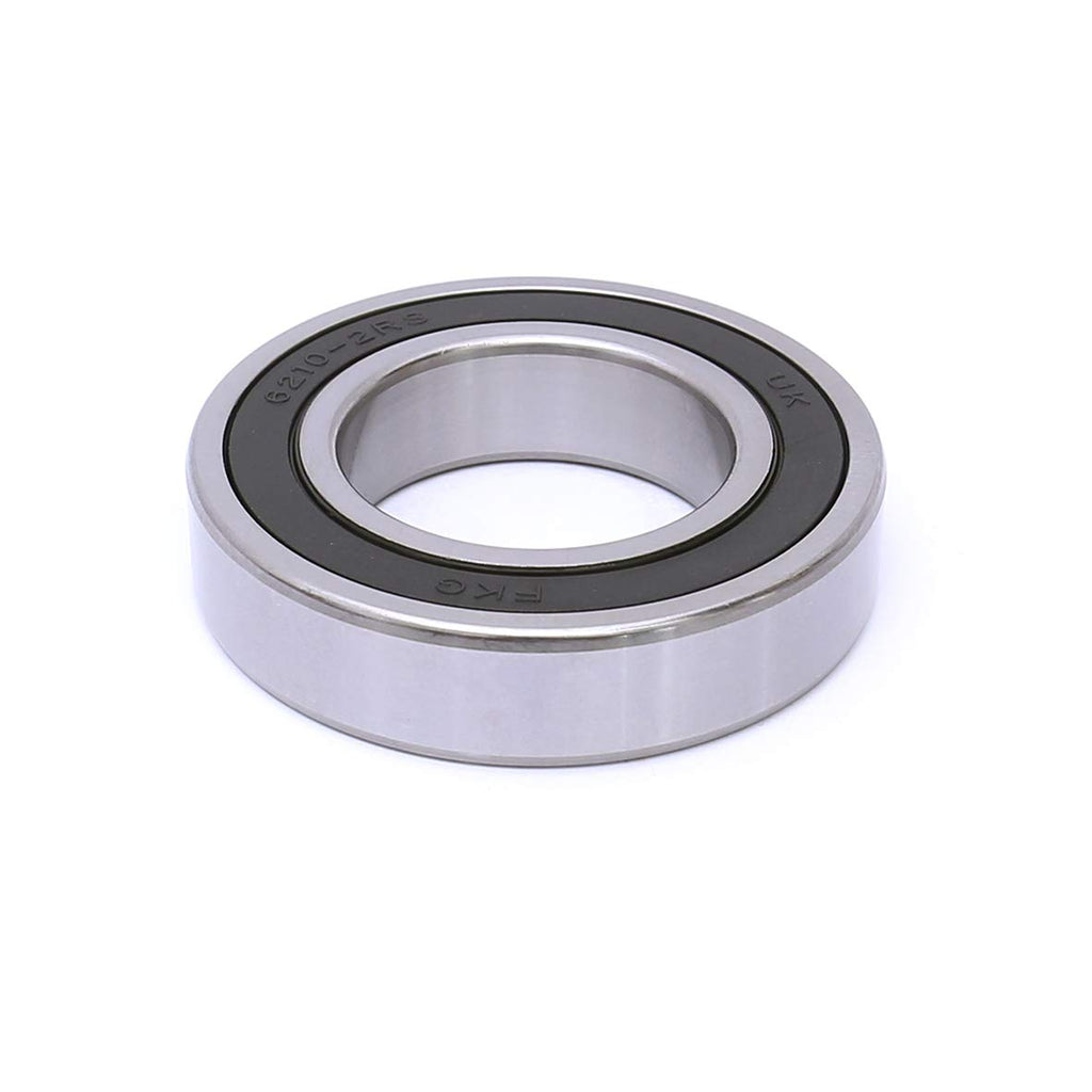 FKG 6210-2RS 50x90x20mm Deep Groove Ball Bearing Double Rubber Seal Bearings Pre-Lubricated 2 Pcs