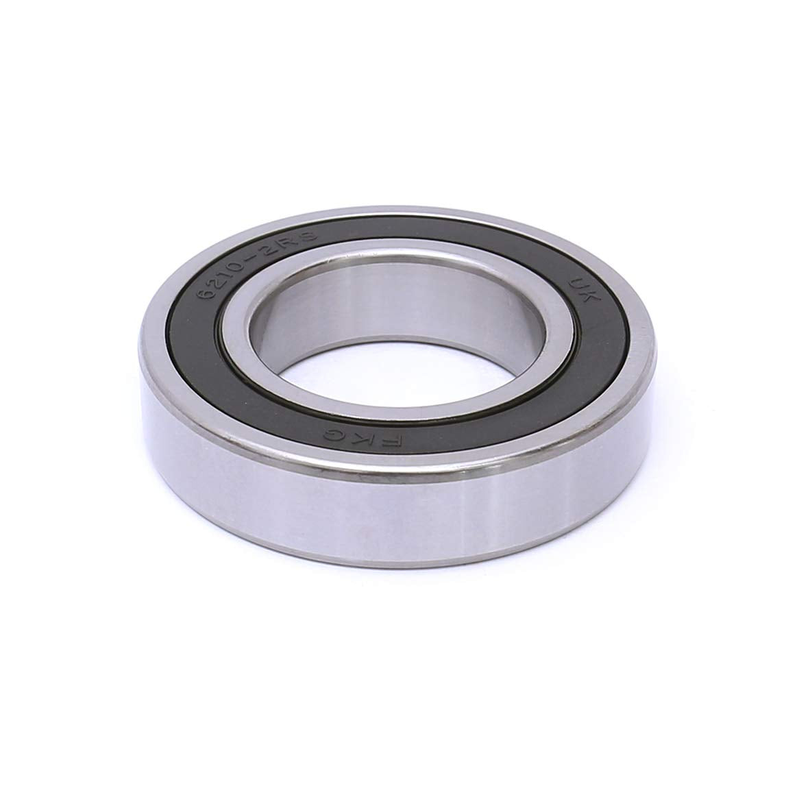 FKG 6210-2RS 50x90x20mm Deep Groove Ball Bearing Double Rubber Seal Bearings Pre-Lubricated 2 Pcs