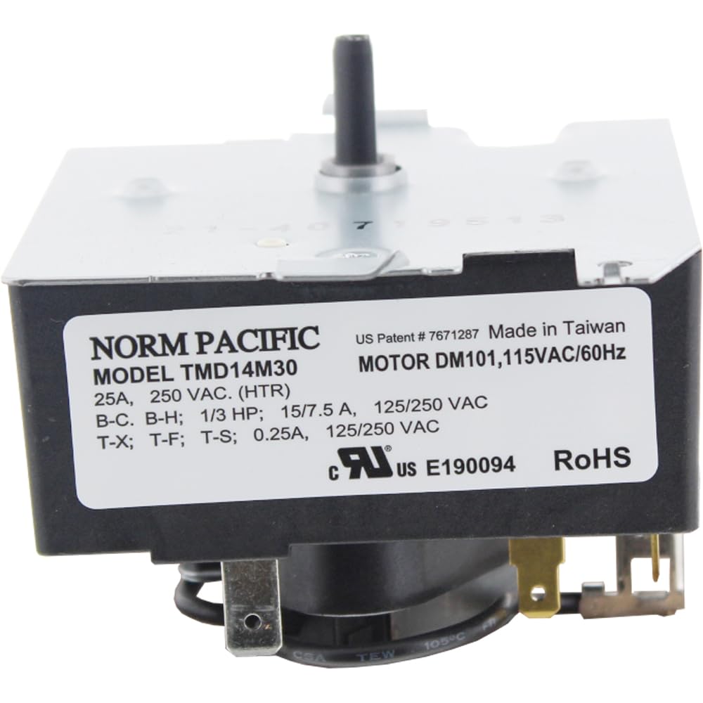 WE04X24549 - ClimaTek Clothes Dryer Timer Replaces GE