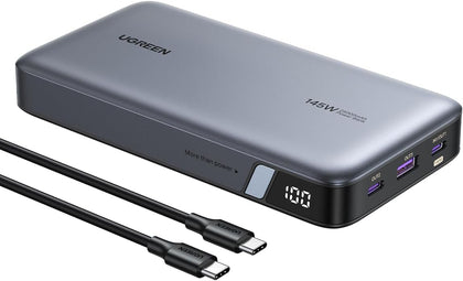 Power Bank 25,000mAh 145W Laptop Portable Charger, Nexode 3-Port USB C PD Battery Pack, for MacBook Pro/Air, Dell