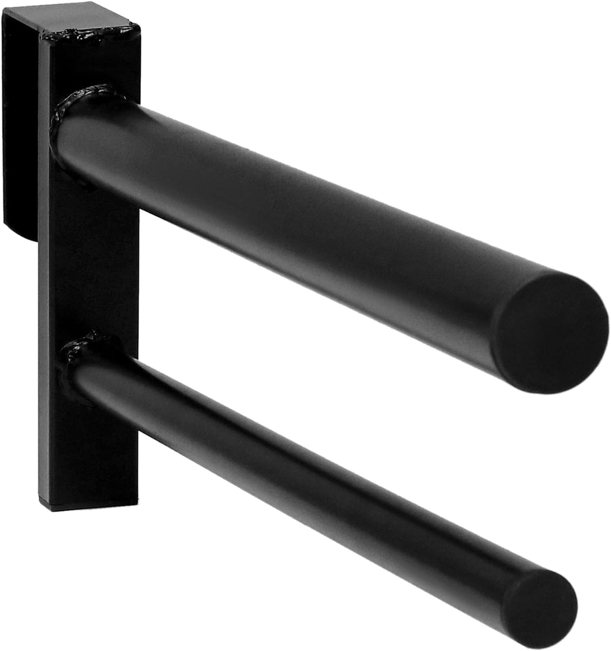 Removable Double Saddle Rack,Black - PVC Coated - One Size