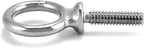 QWORK Eye Bolt, 50 Pack 1/4"-20 x 1 Marine Grade Stainless Steel Lifting Ring Threaded Eyebolt Machinery Shoulder Eyebolts