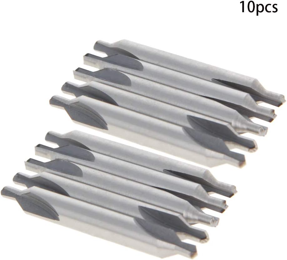 1/4" Center Drill Countersink Lathe Bit Mill Tool HSS Countersinks 10Pcs