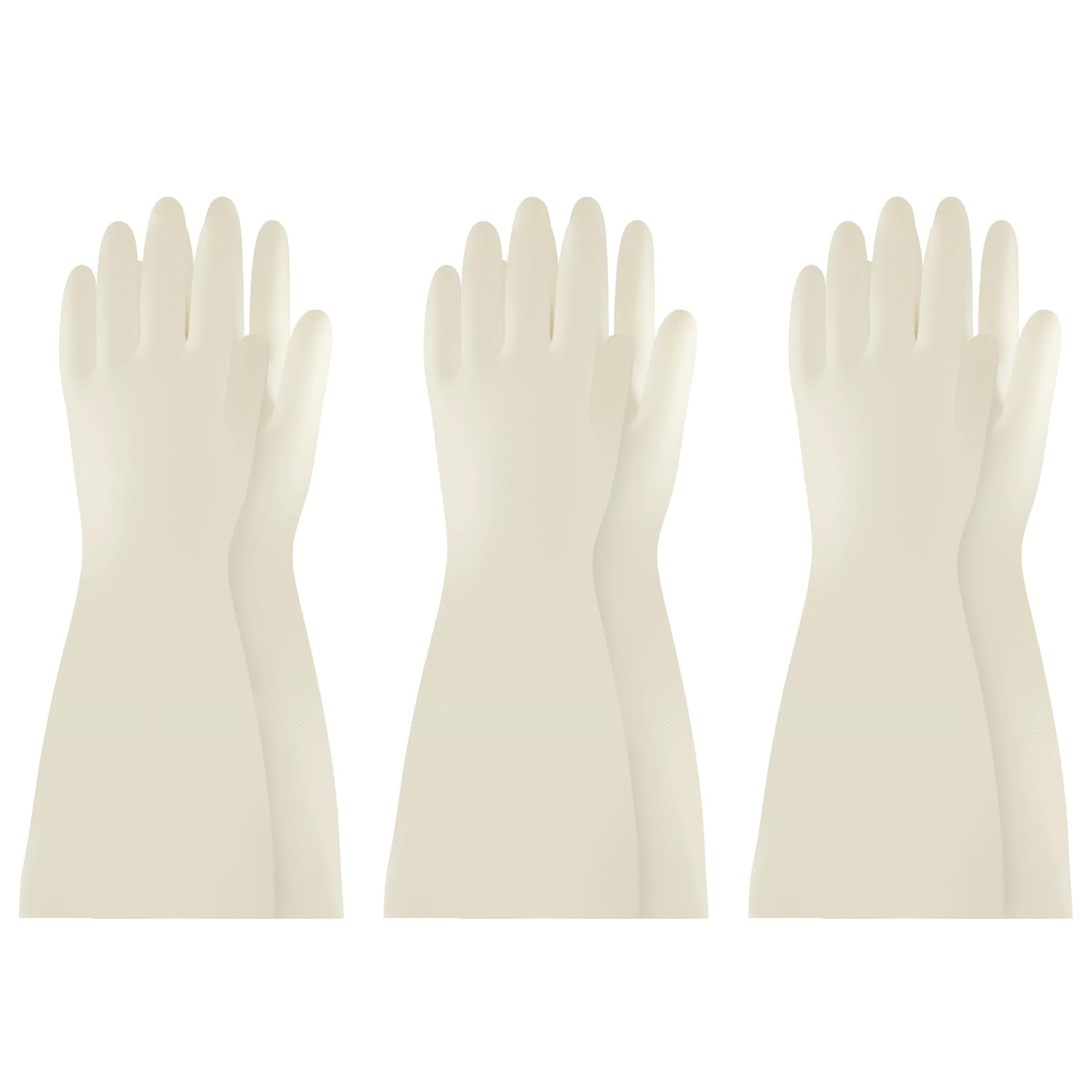 Nitrile Cleaning Gloves, Long Cuff Dishwashing Gloves Heavy Duty, Reusable Medium Gloves for Kitchen, Bathroom