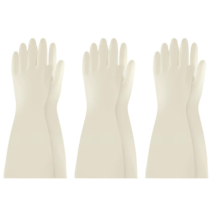 Nitrile Cleaning Gloves, Long Cuff Dishwashing Gloves Heavy Duty, Reusable Medium Gloves for Kitchen, Bathroom