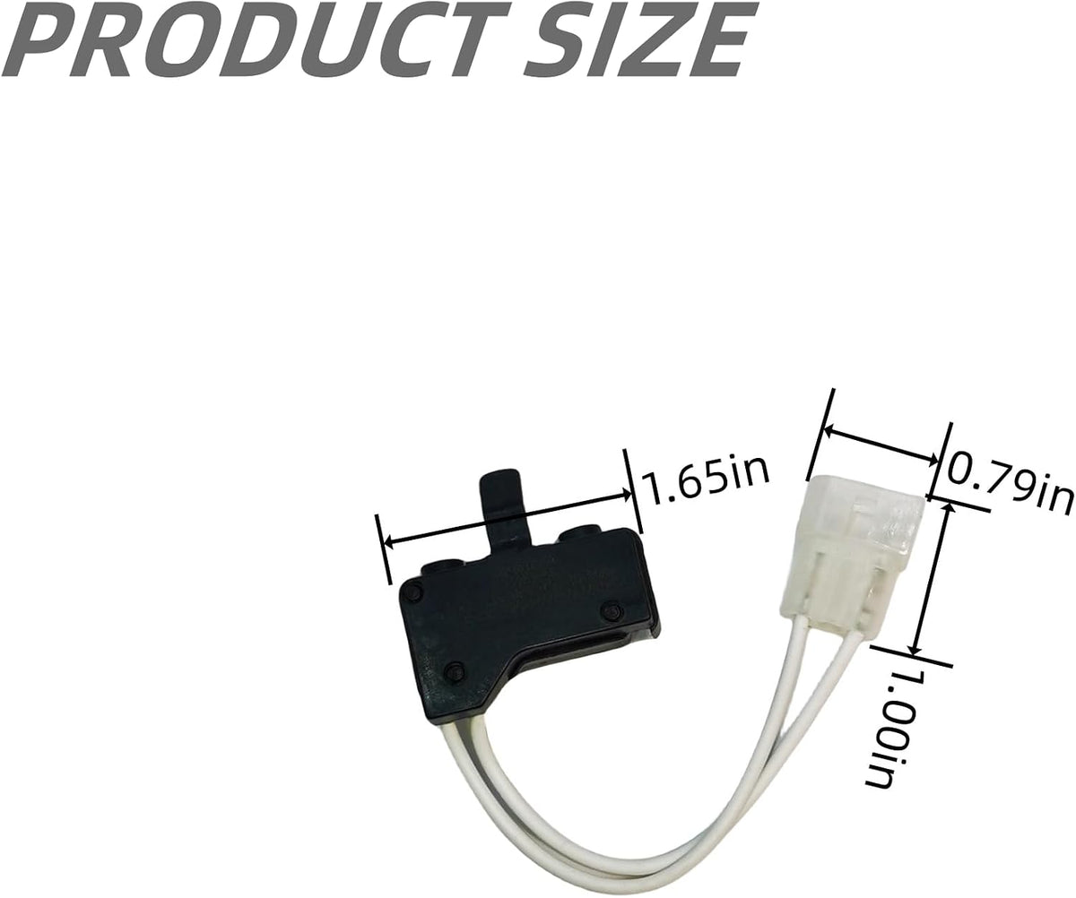 Dryer Door Switch W10237959 compatible with Whirlpool Kenmore Amana Roper Maytag Dryer, Replaces WPW10237959 AP6017525 1548433 PS11750824