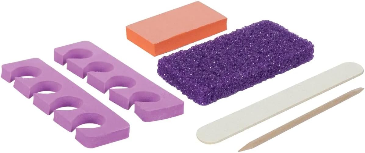 ForPro 5-Piece Pedi Kit, 100ct, Individually-Packed Pedicure Set