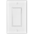 Amico 1 Pack Single Pole Light Switches with Wall Plates