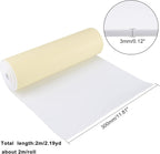 78.7x12 inch White Self-Adhesive EVA Foam Roll, 3mm Thick