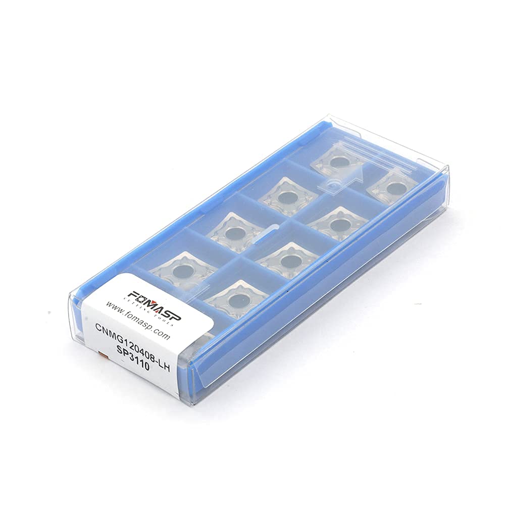 Carbide Inserts for Aluminum CNMG432 / CNMG120408 for Turning Cutting Tools 10 PCS