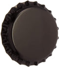 Beer Bottle Crown Caps - Black - Oxygen Barrier - 500 Count