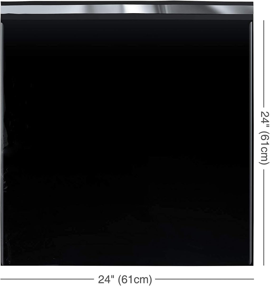 Large Poly Mailers 24x24 50pcs Heavy Duty Shipping Bags Black