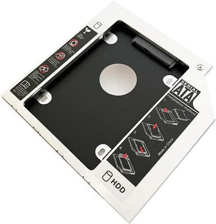 DY-tech 2nd HDD SSD Hard Drive Caddy Frame Tray for Lenovo IdeaPad Y410PT Y410P Y400 Y410 Y500 P500
