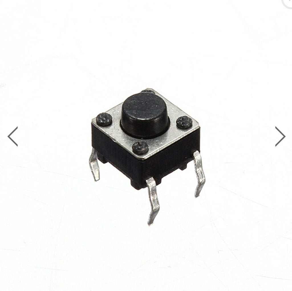 DAOKI 100Pcs 6x6x5 mm Miniature Micro Momentary Tactile Tact Touch Push Button Switch Quality Switch SPST Miniature/Mini/Micro/Small PCB